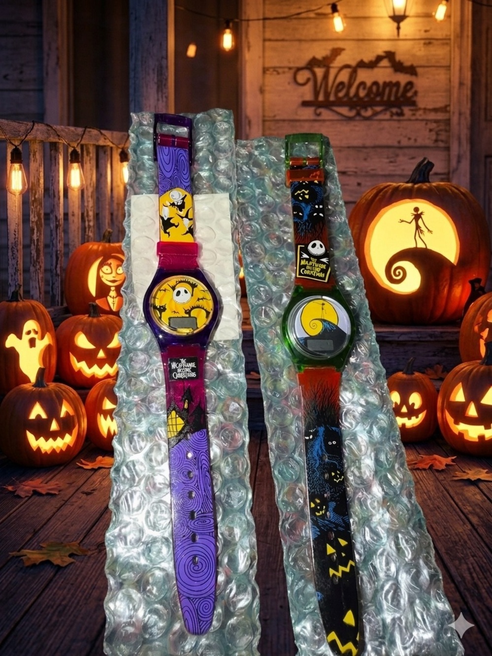 The Nightmare before Christmas 1993 vintage Burger King promotional watches